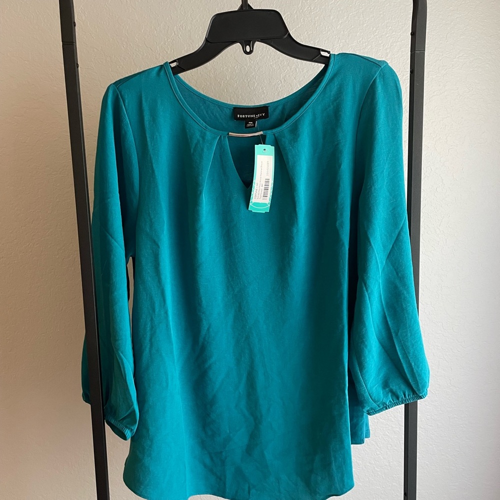 Teal Women's Top by Charter Club